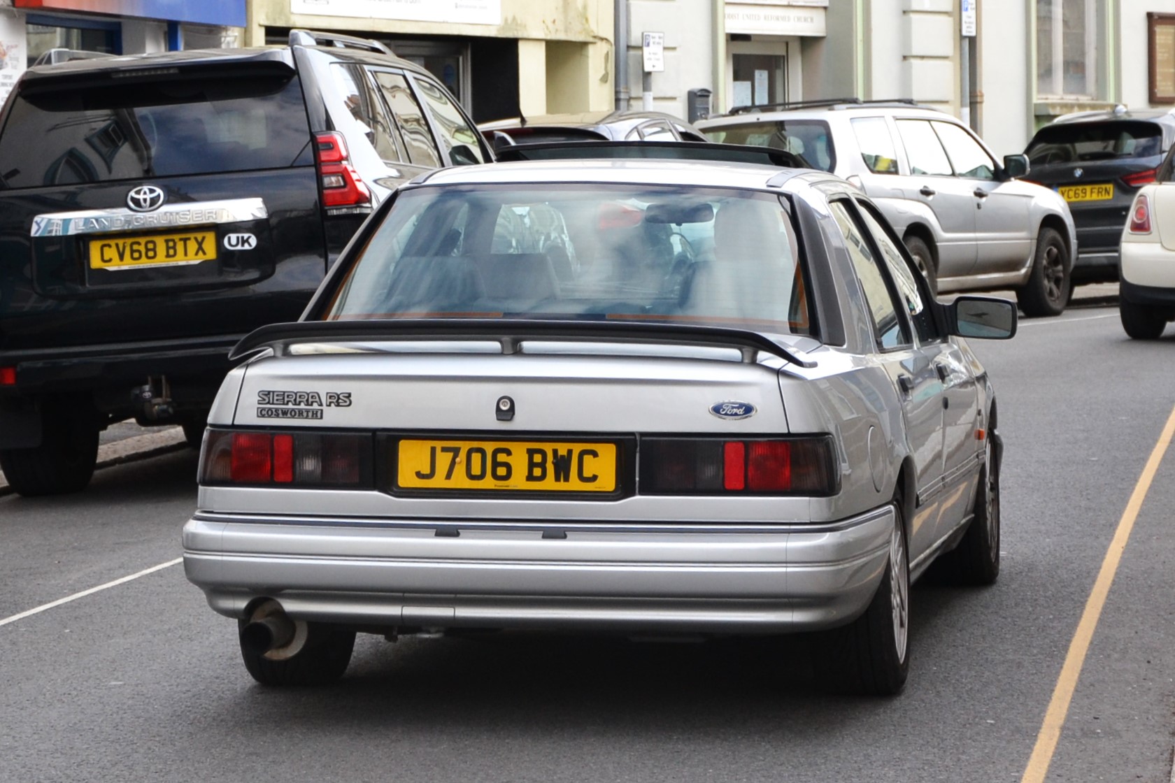 J706BWC, Ford Sierra 1st gen (Sapphire) Sedan (BFG/GB4), facelift, 1987–1993