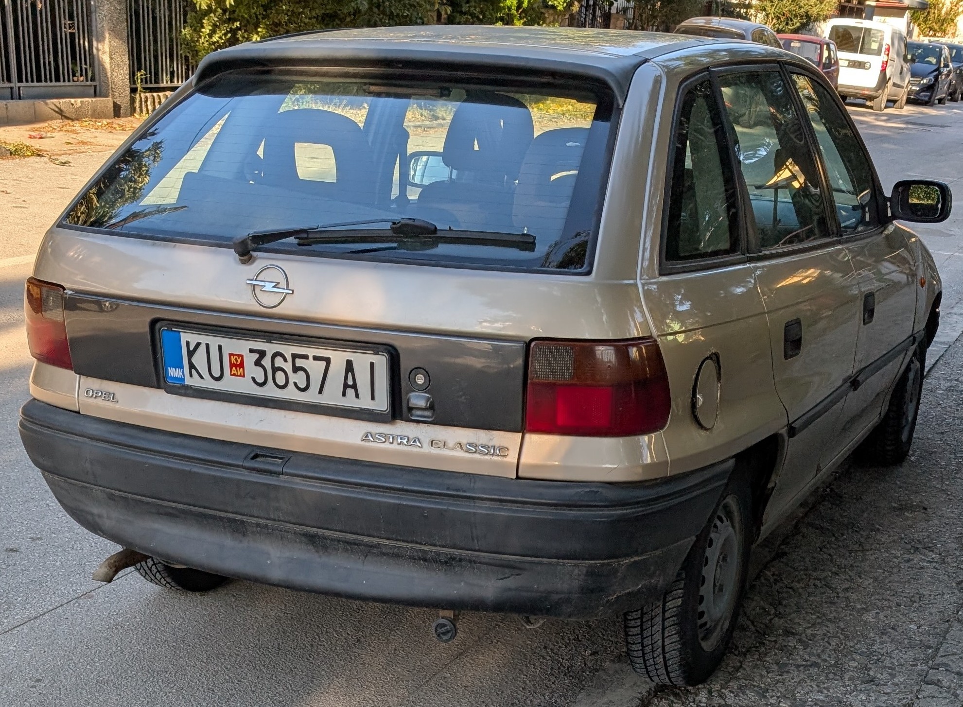 KU 3657 AI, Opel Astra 1st gen 5-door Hatch (F; T92), 1991–1998 (–2002 for Eastern Europe)