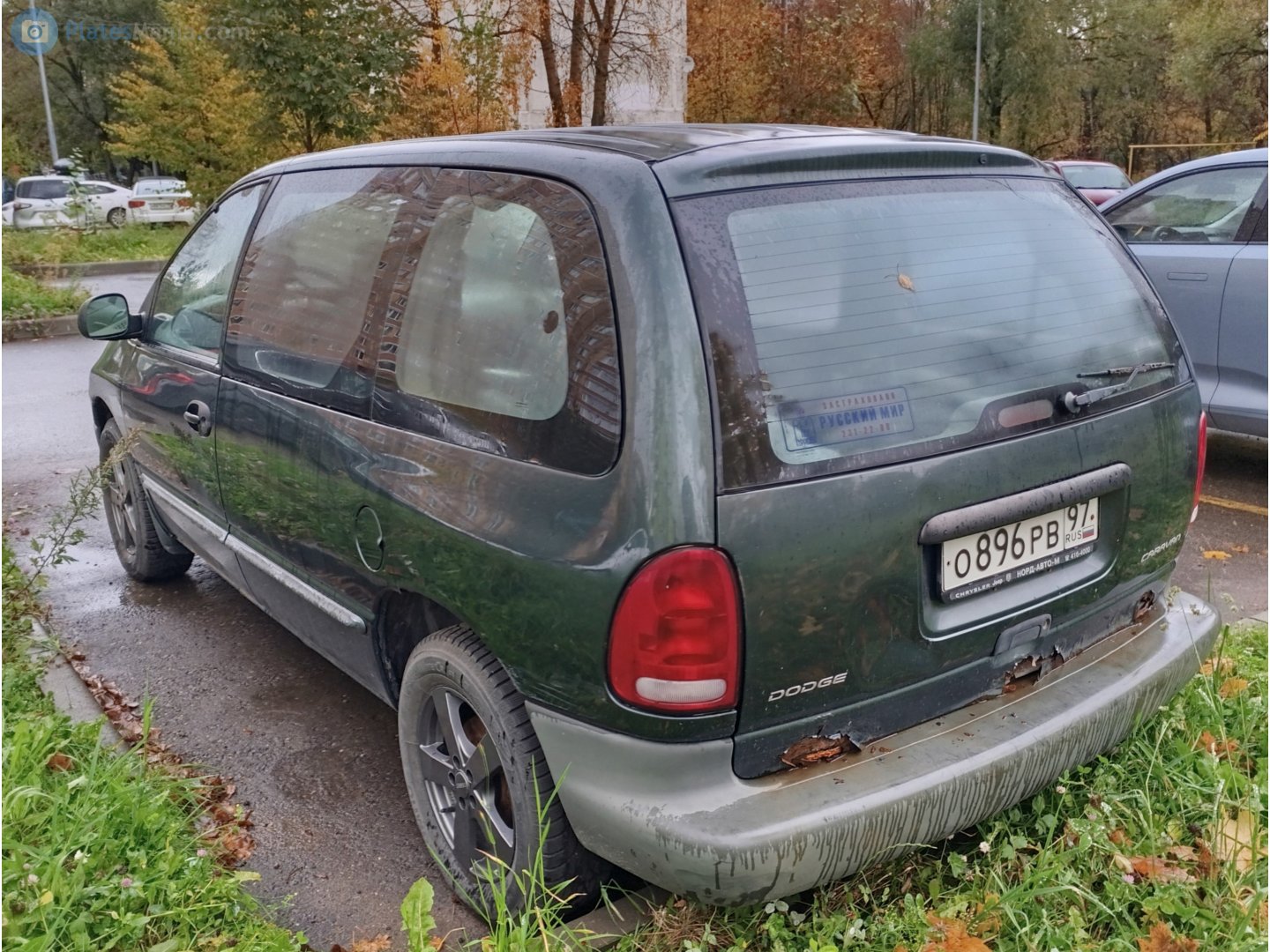 о 896 рв 97, Dodge Caravan 3rd gen (NS), 1995–2000