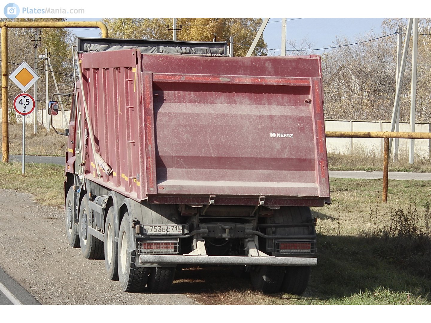 р 753 вс 716, KamAZ 6520 65201 Люкс (K4 Cab), 2016–