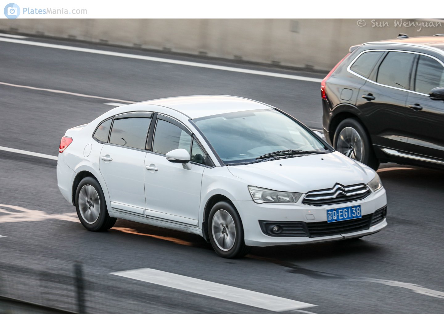 京Q·EG138, Citroёn C-Quatre 1st gen Sedan (CN-market), facelift, 2012–2016