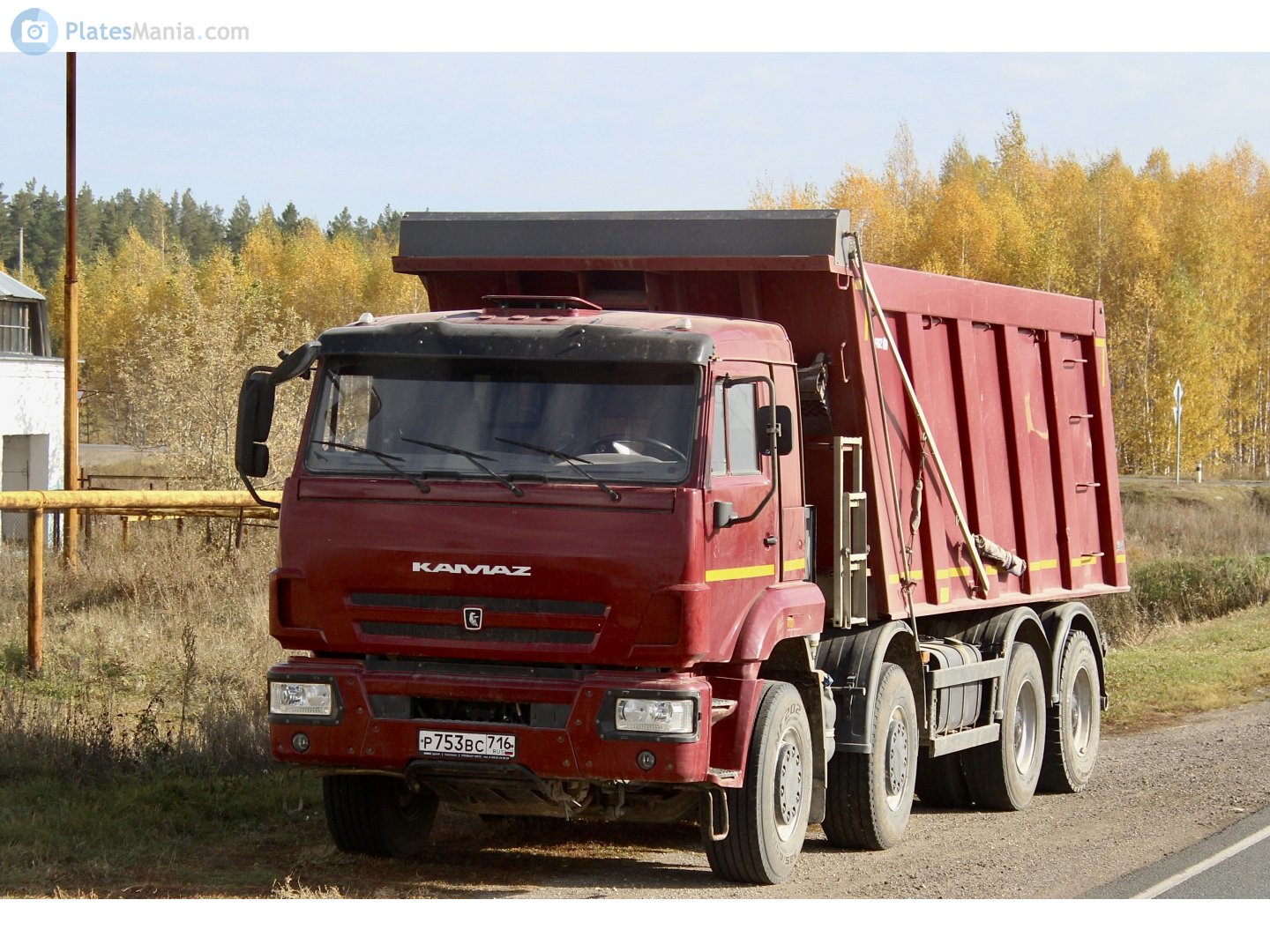 р 753 вс 716, KamAZ 6520 65201 Люкс (K4 Cab), 2016–