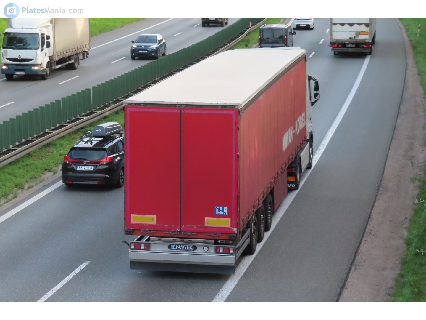 42AB168, License plates for driving abroad (2015) 