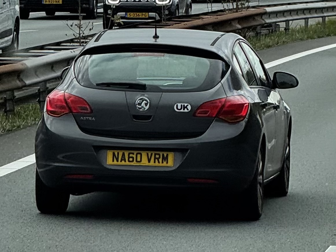 NA60VRM, Vauxhall Astra 6th gen Hatch (J; P10), 2009–2015