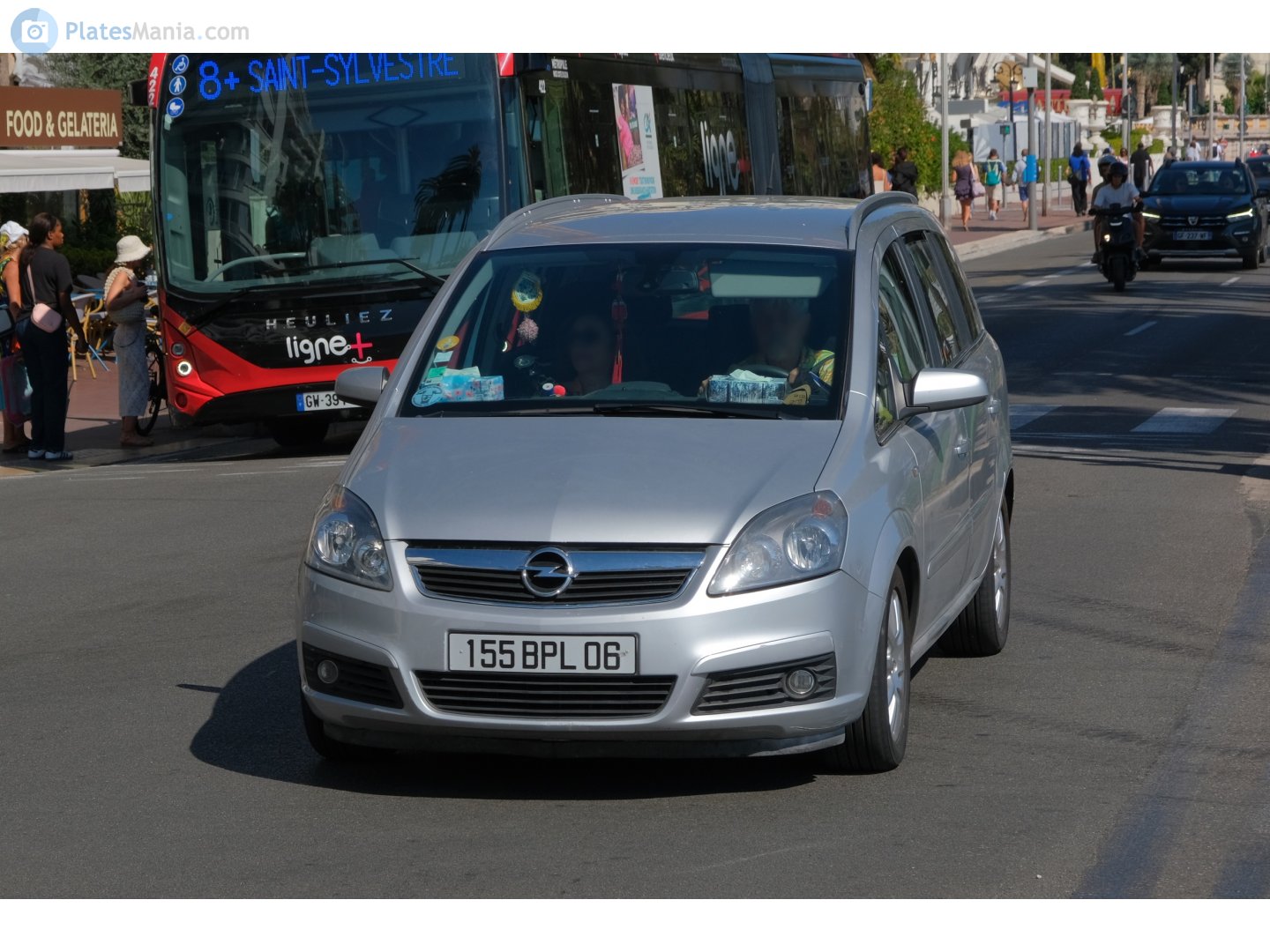 155 BPL 06, Opel Zafira 2nd gen (Family) (B; A05), 2005–2014