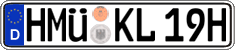 German license plate, Plates for oldtimers (type 