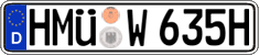 German license plate, Plates for oldtimers (type 
