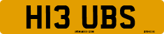 License plate of the United Kingdom, 1983 year system