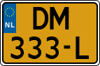 License plate of the Netherlands, Military