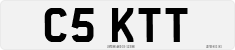 License plate of the United Kingdom, 1983 year system