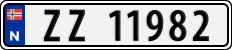 License plate of Norway, Cars