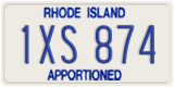 Rhode Island, Apportioned