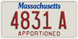 Massachusetts, Apportioned