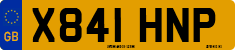 License plate of the United Kingdom, 1983 year system