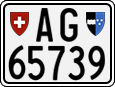 License plate of Switzerland, Motorcycles