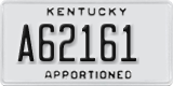 Kentucky, Apportioned (A12345)