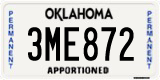 Oklahoma, Apportioned (1AB234)