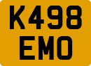 License plate of the United Kingdom, 1983 year system
