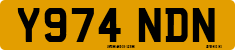 License plate of the United Kingdom, 1983 year system