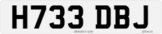 License plate of the United Kingdom, 1983 year system