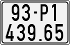 License plate of Vietnam, Motorcycles