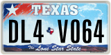 Texas, Regular plates (2009) (АB1-C234)