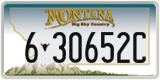 Montana, 1-12345A / 10-1234A