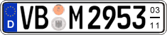 German license plate, Seasonal plates
