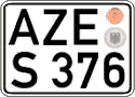German license plate, Regular plates
