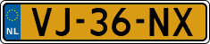 License plate of the Netherlands, Commercial Vehicles (1951-1994 system)