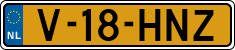 License plate of the Netherlands, Light Commercial Vehicles (1994 system)