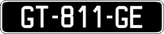 French license plate, SIV (oldtimers)