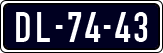 License plate of the Netherlands, Imported oldtimers (cars)