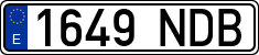 License plates of Spain, Ordinary (2000)