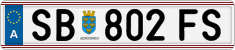 License plate of Austria, Regular plates