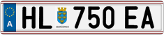 License plate of Austria, Regular plates
