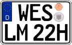 German license plate, Plates for oldtimers (type 