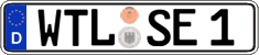 German license plate, Regular plates