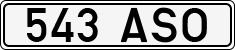 License plate of Estonia, Regular car plates