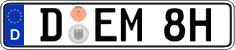German license plate, Plates for oldtimers (type 