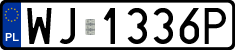 License plates of Poland, Regular car plates