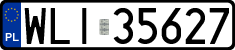 License plates of Poland, Regular car plates