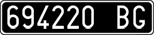 License plate of Italy, Cars (1927 year series)