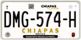 Chiapas, Cars (AAA-000-A)