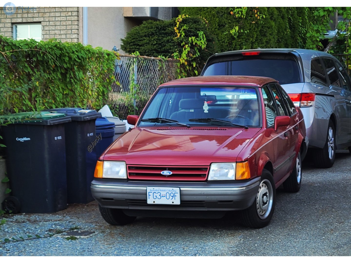 FG3-09F, Ford Escort 3rd gen 5-door Hatch (58; NA-market), facelift, 1985–1990
