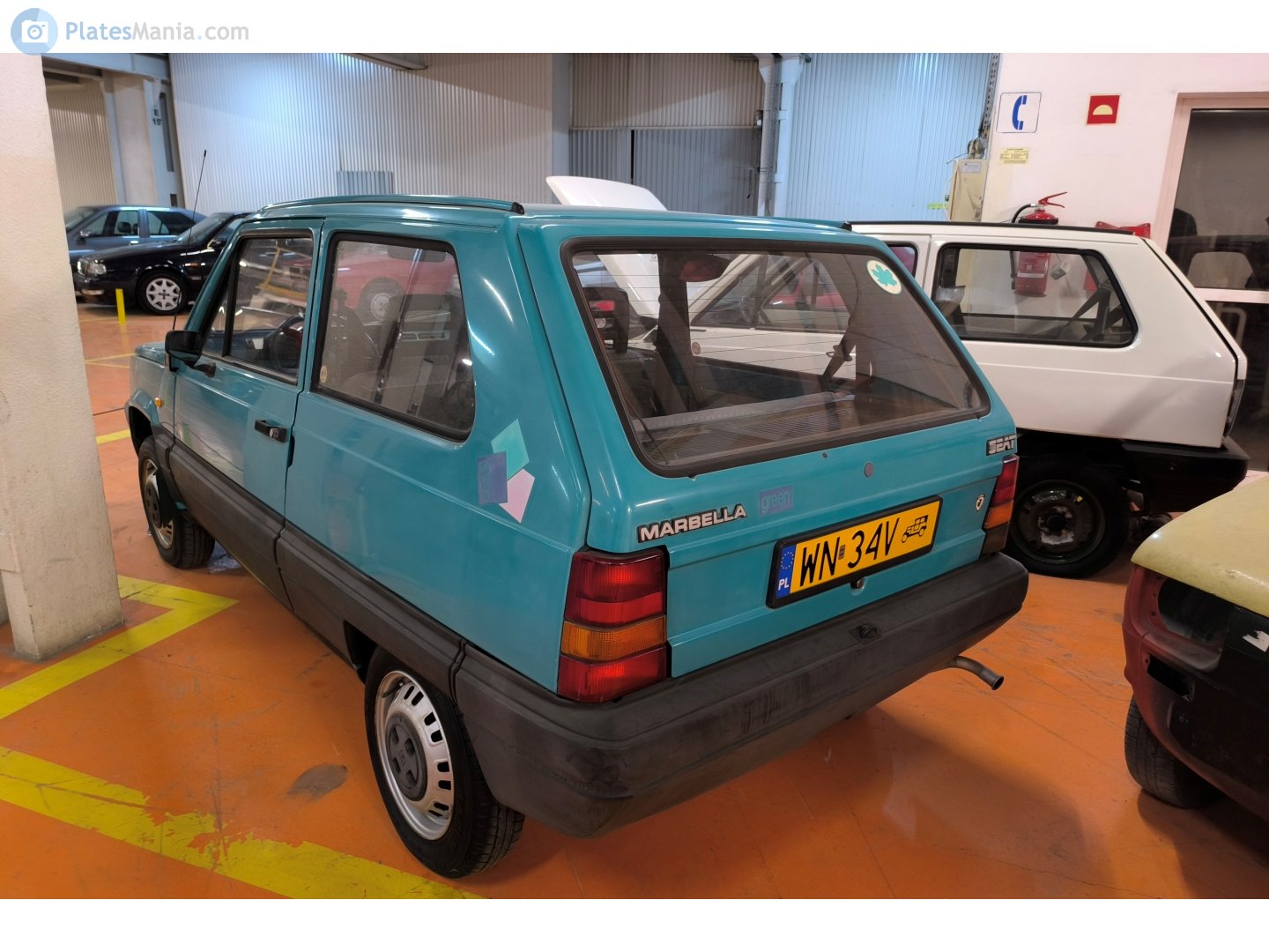 WN 34V, SEAT Marbella 1st gen (028), 1986–1998