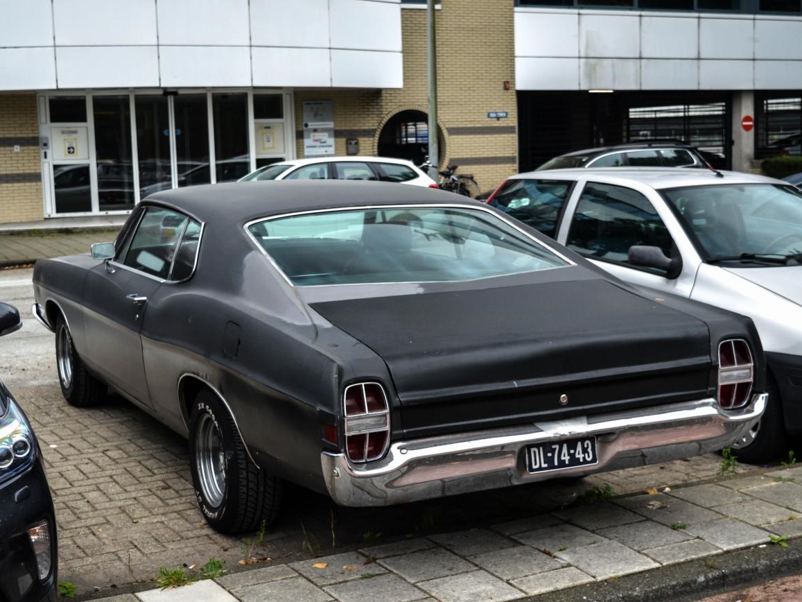 DL-74-43, Ford Galaxie 3rd gen 1968 2-door Fastback (63), 3rd facelift, 1967–1968