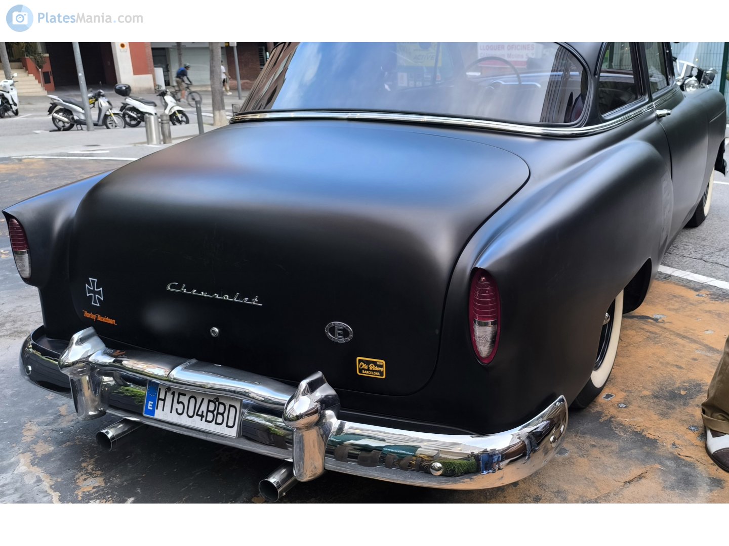 H 1504 BBD, Chevrolet Bel Air 1st gen 2-door Sedan (2402; A-body), 1952–1954