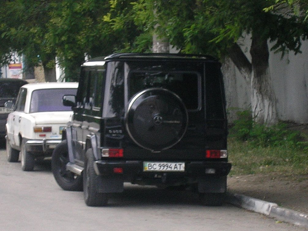 BC 9994 AT, Mercedes-Benz G-Klasse 1st gen 5-door SUV (W463), 1990–2018