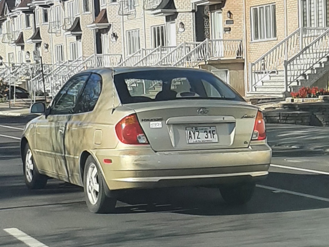 AYZ 31F, Hyundai Accent 2nd gen 3-door Liftback (LC), facelift, 2003–2006